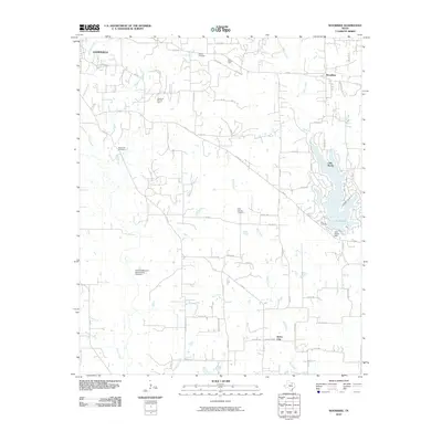 2010 Map of Woodbine, 2010 Print