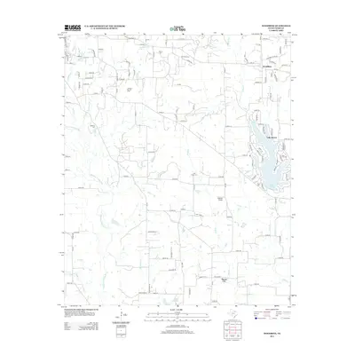 2013 Map of Woodbine, 2013 Print