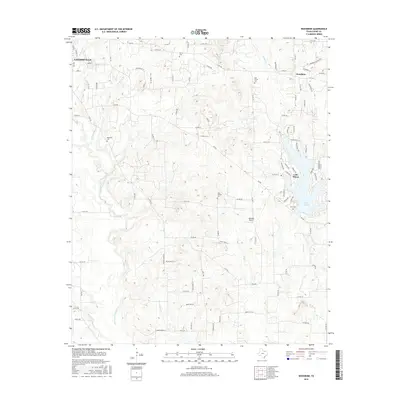 2016 Map of Woodbine, 2016 Print