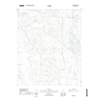 2019 Map of Woodbine, 2019 Print