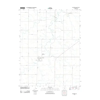 2012 Map of Woodbine, 2012 Print