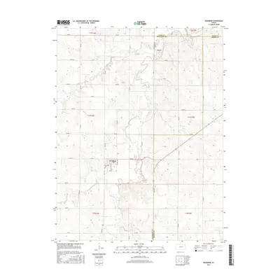 2015 Map of Woodbine, 2015 Print