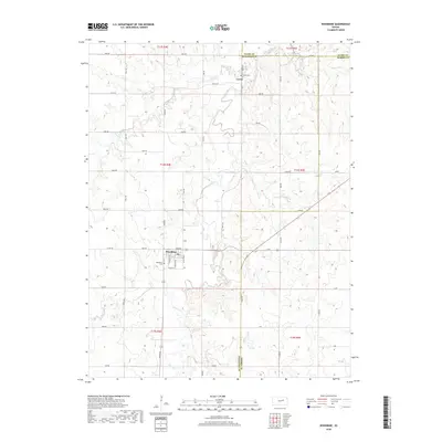 2018 Map of Woodbine, 2018 Print
