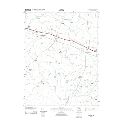 2011 Map of Woodbine, 2011 Print