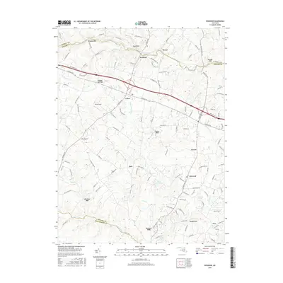2016 Map of Woodbine, 2016 Print