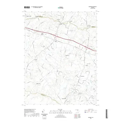 2019 Map of Woodbine, 2019 Print
