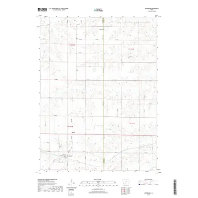 2018 Map of Woodburn, 2018 Print