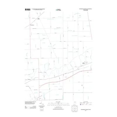 2013 Map of Woodburn North, 2013 Print