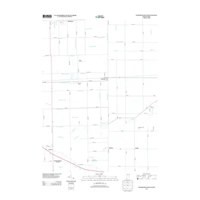2013 Map of Woodburn South, 2013 Print