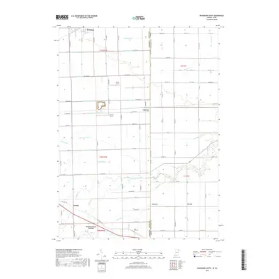 2019 Map of Woodburn South, 2019 Print