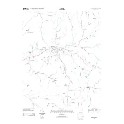 2013 Map of Woodbury, 2013 Print