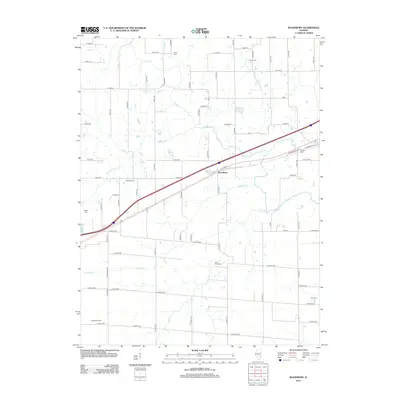 2012 Map of Woodbury, 2012 Print