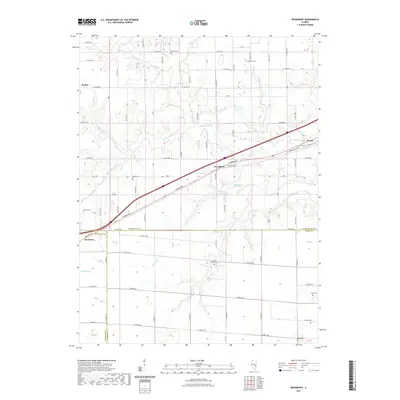 2021 Map of Woodbury, 2021 Print