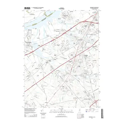 2014 Map of Woodbury, 2014 Print