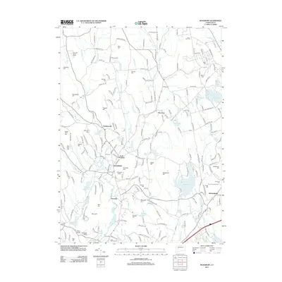 2012 Map of Woodbury, 2012 Print
