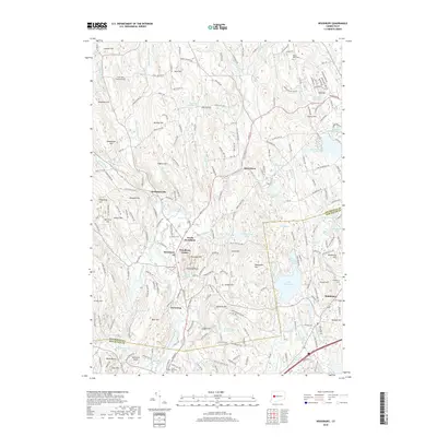 2018 Map of Woodbury, 2018 Print