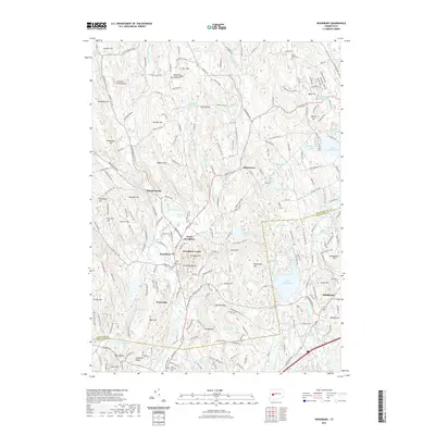 2021 Map of Woodbury, 2021 Print