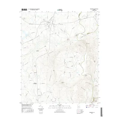 2017 Map of Woodbury, 2017 Print