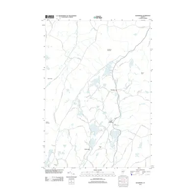 2012 Map of Woodbury, 2012 Print