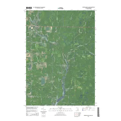 2014 Map of Wooden Shoe Village, 2014 Print