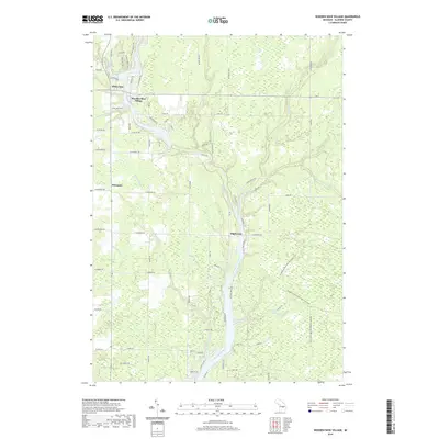 2019 Map of Wooden Shoe Village, 2019 Print