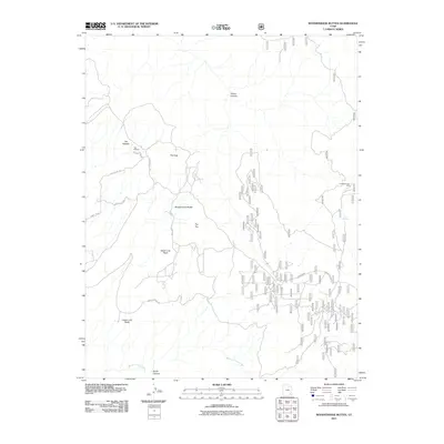 2011 Map of Woodenshoe Buttes, 2011 Print