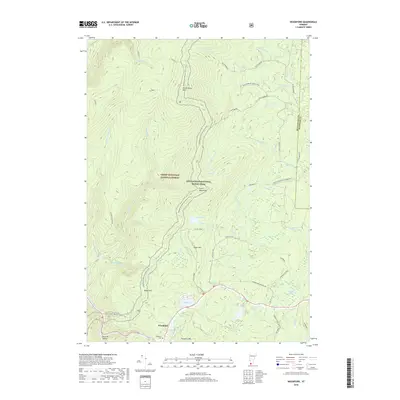 2018 Map of Woodford, 2018 Print