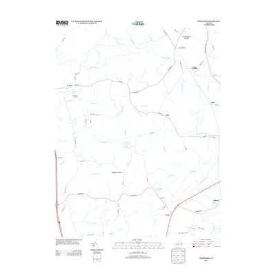 2013 Map of Woodford, 2013 Print