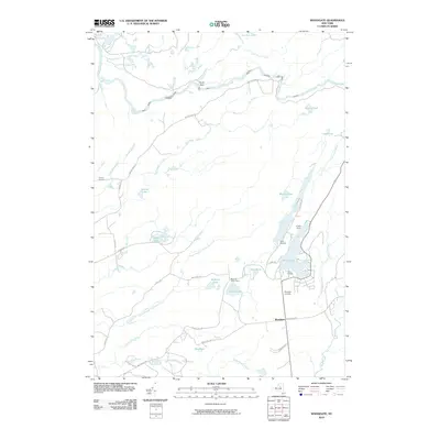 2010 Map of Woodgate, 2010 Print