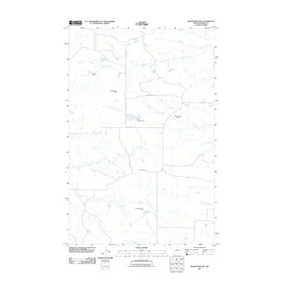 2011 Map of Woodhawk Hill, 2011 Print