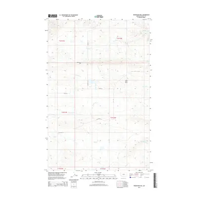 2014 Map of Woodhawk Hill, 2014 Print