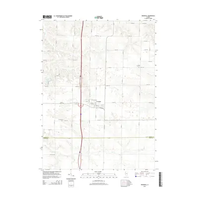 2015 Map of Woodhull, 2015 Print