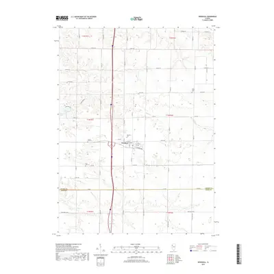 2018 Map of Woodhull, 2018 Print