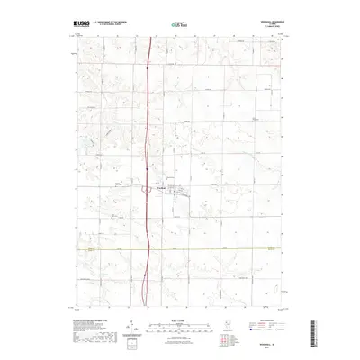 2021 Map of Woodhull, 2021 Print
