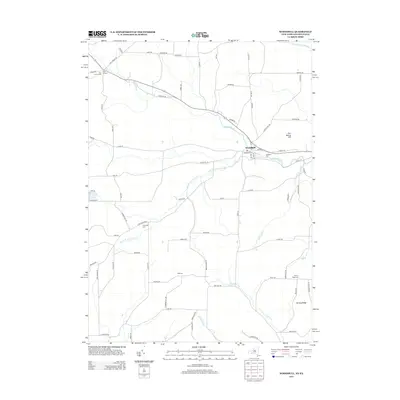 2013 Map of Woodhull, 2013 Print