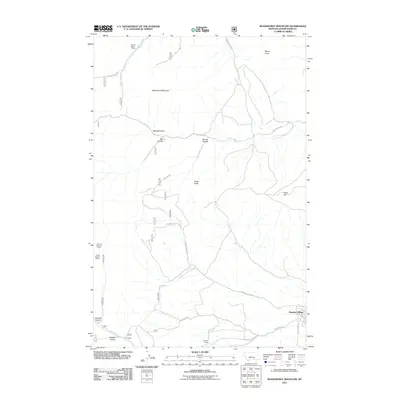 2011 Map of Woodhurst Mountain, 2011 Print