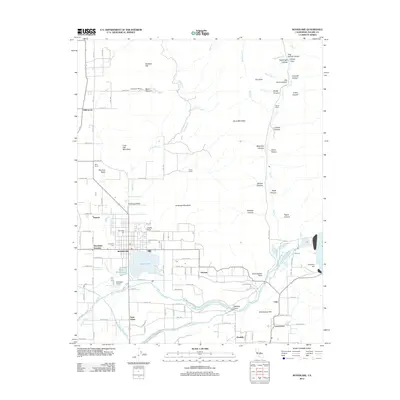 2012 Map of Woodlake, 2012 Print