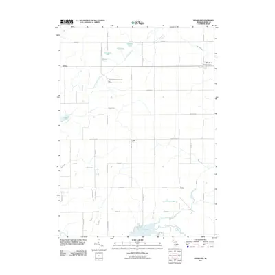2011 Map of Woodland, 2011 Print