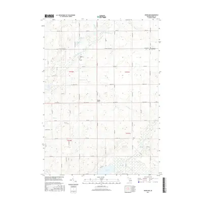 2017 Map of Woodland, 2017 Print