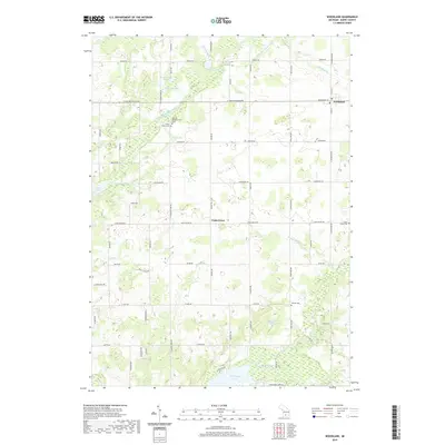 2019 Map of Woodland, 2019 Print