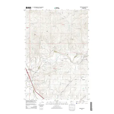 2013 Map of Woodland, 2013 Print