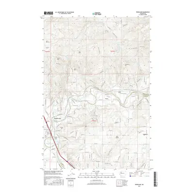 2017 Map of Woodland, 2017 Print