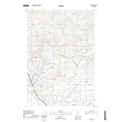 2020 Map of Woodland, 2020 Print