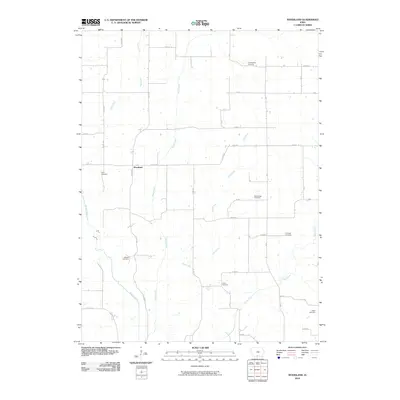2010 Map of Woodland, 2010 Print