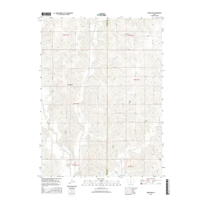 2015 Map of Woodland, 2015 Print