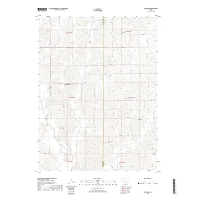 2018 Map of Woodland, 2018 Print