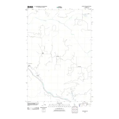 2011 Map of Woodland, 2011 Print