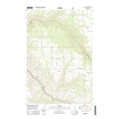 2017 Map of Woodland, 2017 Print