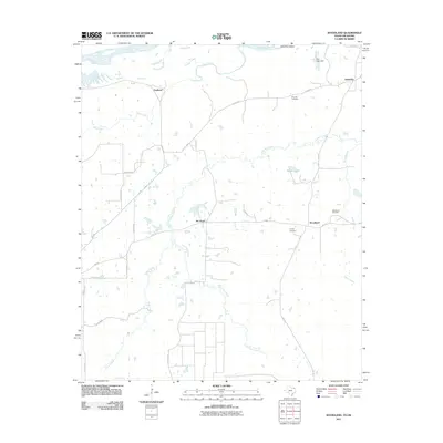 2011 Map of Woodland, 2011 Print