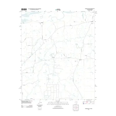 2013 Map of Woodland, 2013 Print